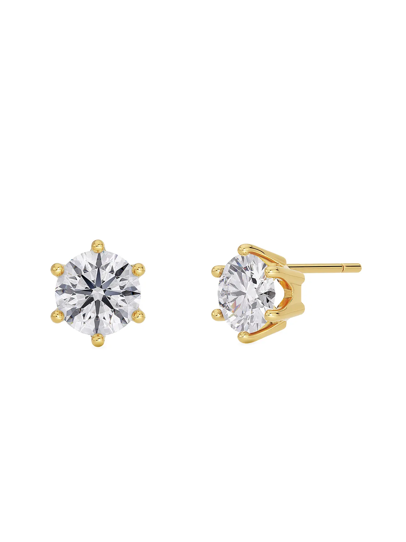 EDBLAD | Ohrstecker CROWN STUDS Large Gold | 